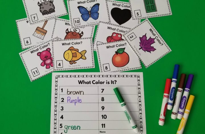 Sight Words- Word Work- Colors